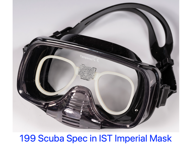 Scuba Spec Kit with IST M12 Imperial Dive Mask